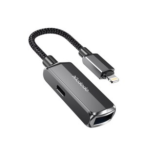 맥도도 2in1 라이트닝 8핀 충전 + USB-A OTG 듀얼젠더, 2in1 듀얼젠더 (CA-2690), 1개