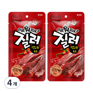 질러 크레이지 핫 육포, 30g, 4개