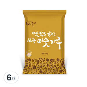 농부의뜰 12곡 미숫가루, 1kg, 6개