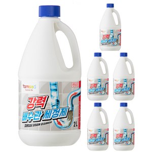 탐사 강력 배수관 세정제, 2L, 6개