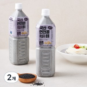 맑은물에 국산 연천콩 흑임자 콩물, 1L, 4개