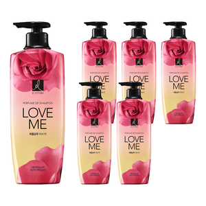 엘라스틴 퍼퓸 드 샴푸 러브 미 피치 앤 프리지아향, 600ml, 6개