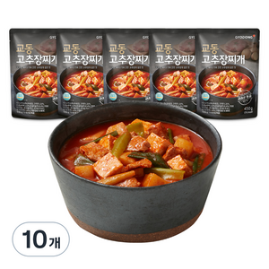 교동식품 고추장 찌개, 450g, 10개