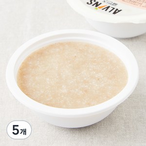 엘빈즈 이유식 초기2 5~6개월 한우사과묽은죽, 160g, 5개, 혼합맛(한우/사과)