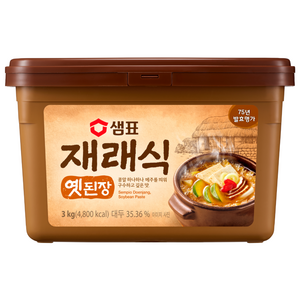 샘표 재래식 옛된장, 3kg, 1개