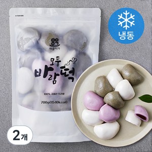 마음이가 모둠 바람떡 (냉동), 700g, 2개