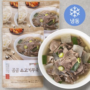 곰곰 소고기 무국 (냉동), 500g, 3개