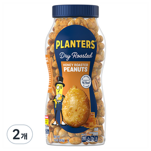 PLANTERS 허니로스티드 피넛, 453g, 2개