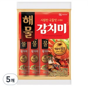 대상 해물 감치미, 5개, 120g