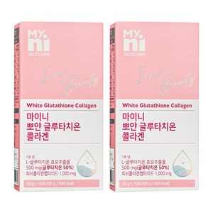 마이니 뽀얀 글루타치온 콜라겐 15p, 300g, 2개