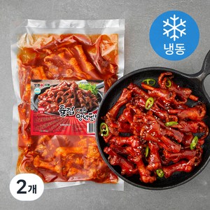 맛잽이식품 튤립 매운양념닭발 (냉동), 2개, 600g