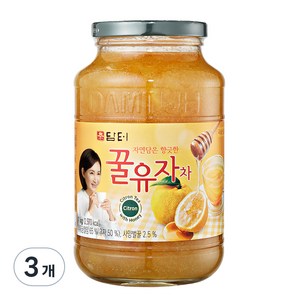 담터 꿀유자차, 1kg, 3개, 1개입