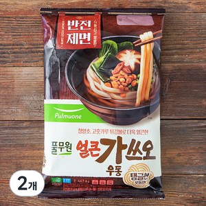 풀무원 얼큰 가쓰오 우동 2인분, 467.6g, 2개