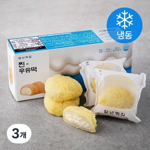 청년떡집 찐우유떡 (냉동), 360g, 3개