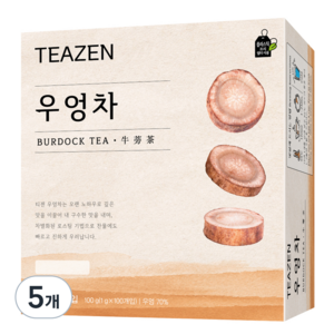 티젠 우엉차, 1g, 100개입, 5개