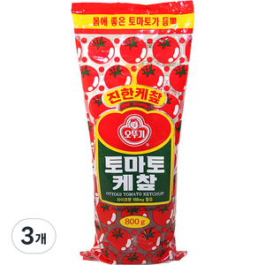 오뚜기 토마토케찹800g 케찹, 800g, 3개