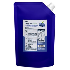오붐 블루베리 펄피잼 클래식, 1kg, 1개