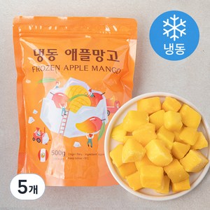 웰프레쉬 애플망고 (냉동), 500g, 5개