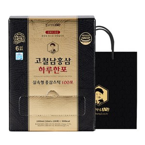 고철남홍삼 하루한포 홍삼스틱, 100회분, 1L, 1개