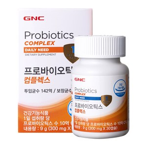 GNC 프로바이오틱스 콤플렉스, 30정, 1개