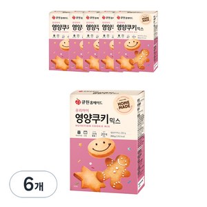 큐원 우리아이 영양쿠키믹스, 6개, 250g