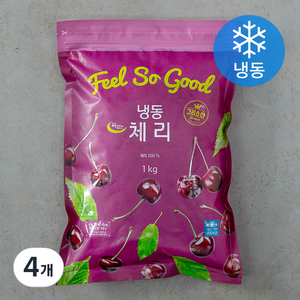 씨없는 체리 (냉동), 1kg, 4개