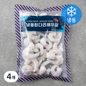 흰다리 새우살 (냉동), 200g(71/90), 4개