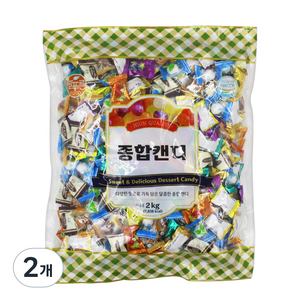 8가지맛 종합캔디, 2개, 2kg