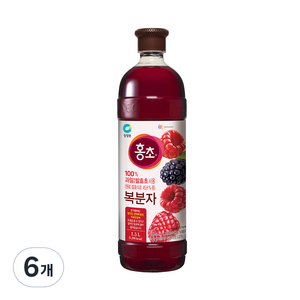 홍초 복분자식초, 1.5L, 6개