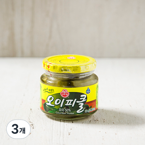 오뚜기 아삭아삭 맛있는 오이피클, 240g, 3개