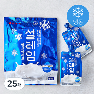 롯데 설레임 아이스크림 (냉동), 160ml, 25개