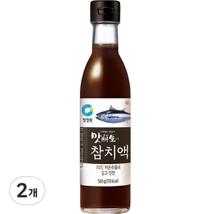 청정원 맛선생 참치액, 560ml, 2개