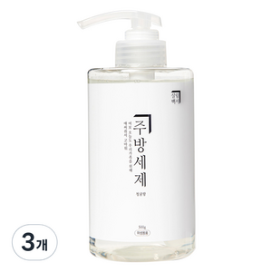 살림백서 주방세제 청귤향, 500ml, 3개