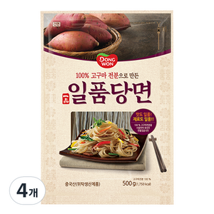 동원 일품당면, 500g, 4개