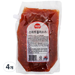 해표 스위트 칠리소스, 2kg, 4개