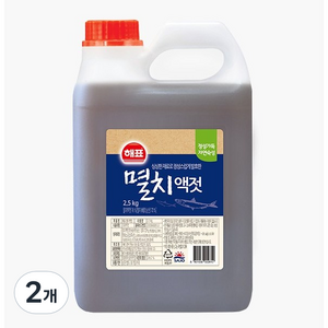 해표 멸치액젓, 2개, 2.5kg