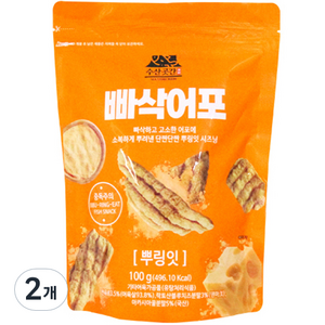 빠삭어포 뿌링잇, 100g, 2개