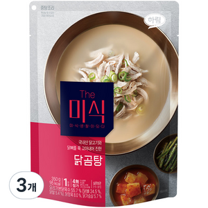 The미식 닭곰탕, 350g, 3개