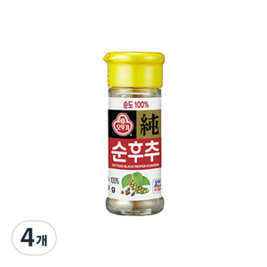 오뚜기 순후추, 20g, 4개