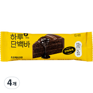 프로틴방앗간 하루단백질바 제트 초코케이크맛, 40g, 4개