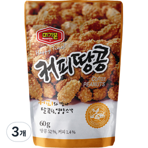 머거본 커피땅콩, 60g, 3개