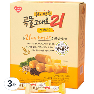 곡물그대로21 구워만든 스낵, 3개, 1kg