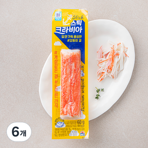 대림선 크라비아스틱 맛살, 60g, 6개