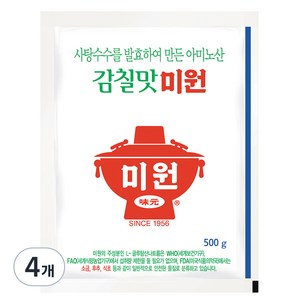 미원 감칠맛미원, 500g, 4개