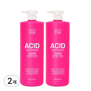 박준뷰티랩 애씨드 산성 스켈프 샴푸 플로랄우디향, 1.5L, 2개