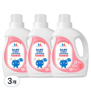 비지엔젤 포근한 유아 섬유유연제 파우더향, 2L, 3개