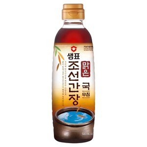 샘표 맑은 조선간장, 500ml, 1개