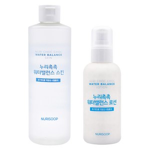 누리숲 누리촉촉 워터밸런스 스킨 대용량 320ml + 로션 160ml, 1세트