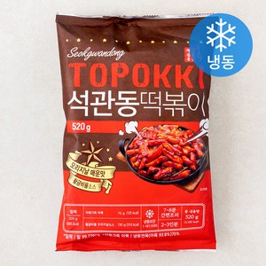 석관동떡볶이 오리지날맛 (냉동), 520g, 1개