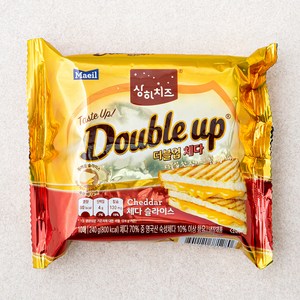 상하치즈 더블업 체다 슬라이스 치즈, 240g, 1개